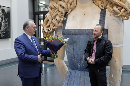 Reiner Haseloff und Marc Fromm in Berlin