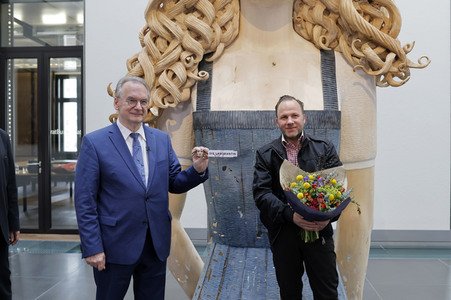 Reiner Haseloff und Marc Fromm in Berlin