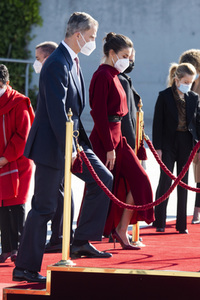 Abflug der Royals nach Andorra in Madrid