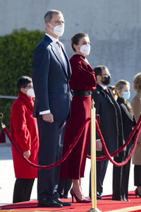 Abflug der Royals nach Andorra in Madrid