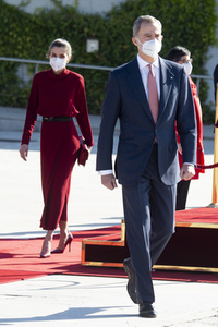 Abflug der Royals nach Andorra in Madrid