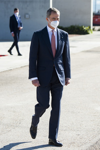 Abflug der Royals nach Andorra in Madrid