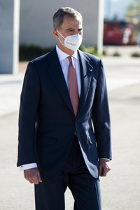 Abflug der Royals nach Andorra in Madrid