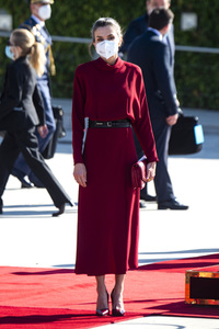 Abflug der Royals nach Andorra in Madrid