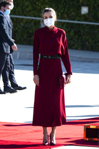 Abflug der Royals nach Andorra in Madrid