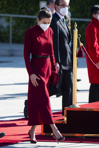 Abflug der Royals nach Andorra in Madrid