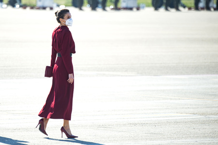 Abflug der Royals nach Andorra in Madrid