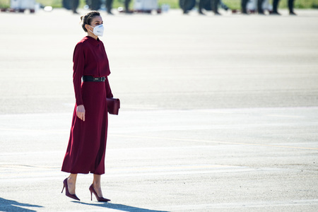 Abflug der Royals nach Andorra in Madrid