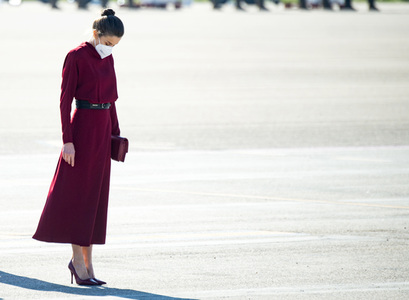 Abflug der Royals nach Andorra in Madrid