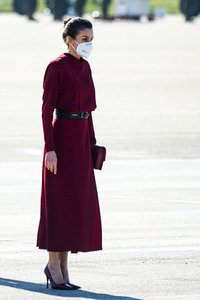 Abflug der Royals nach Andorra in Madrid