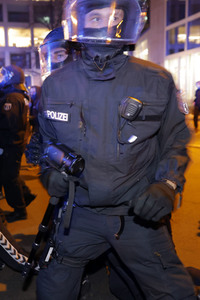 Protestaktion 'Chaos für die Meute! Tag X Demo!' in Berlin