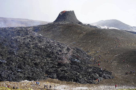 Vulkaneruption in Grindavík