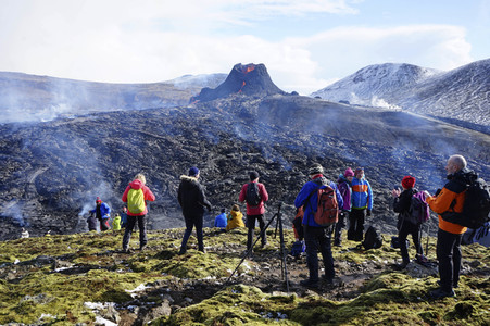 Vulkaneruption in Grindavík