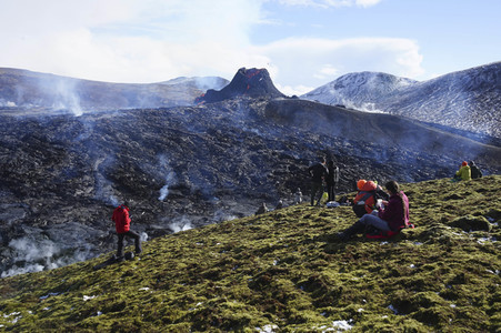 Vulkaneruption in Grindavík