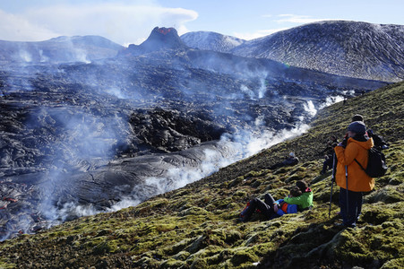 Vulkaneruption in Grindavík