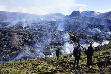 Vulkaneruption in Grindavík
