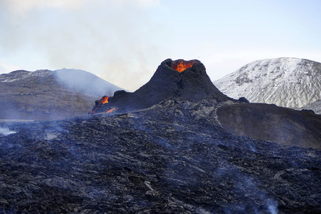 Vulkaneruption in Grindavík
