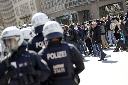Demo gegen Corona-Maßnahmen in Köln
