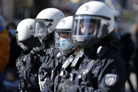 Demo gegen Corona-Maßnahmen in Köln