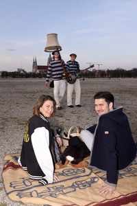 Videodreh der Guten A-Band in München
