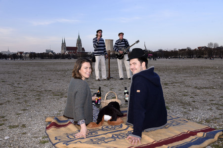 Videodreh der Guten A-Band in München
