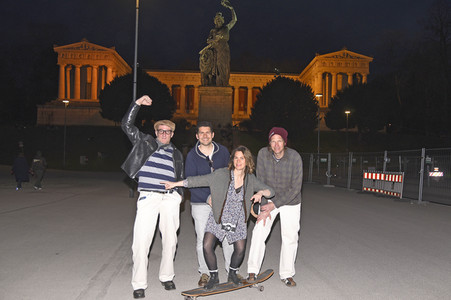Videodreh der Guten A-Band in München