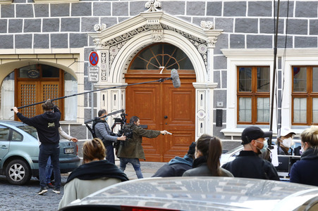 Dreharbeiten zum TV-Film 'Wolfsland' in Görlitz
