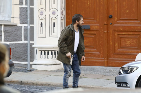 Dreharbeiten zum TV-Film 'Wolfsland' in Görlitz