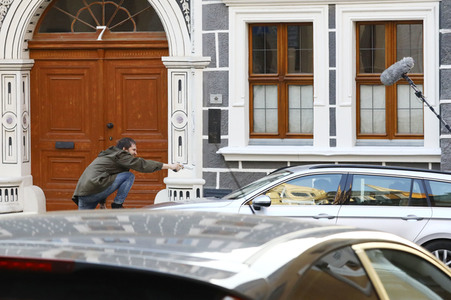 Dreharbeiten zum TV-Film 'Wolfsland' in Görlitz