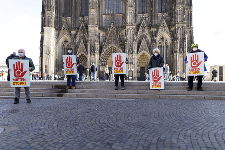 Mietenstopp Demo in Köln