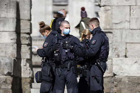 Corona-Kontrollen in Köln