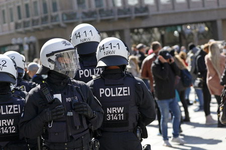 Demo gegen Corona-Maßnahmen in Köln