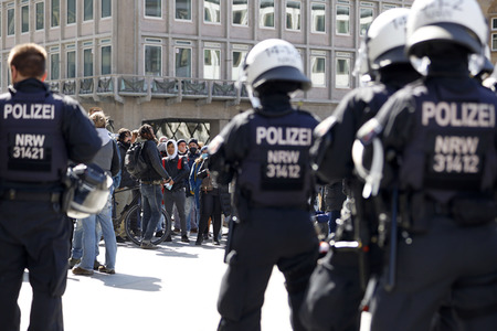 Demo gegen Corona-Maßnahmen in Köln