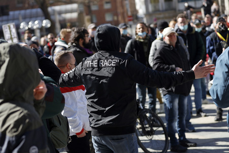 Demo gegen Corona-Maßnahmen in Köln