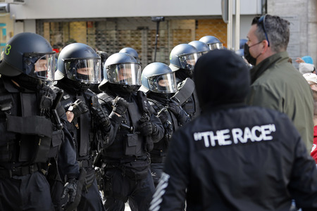 Demo gegen Corona-Maßnahmen in Köln