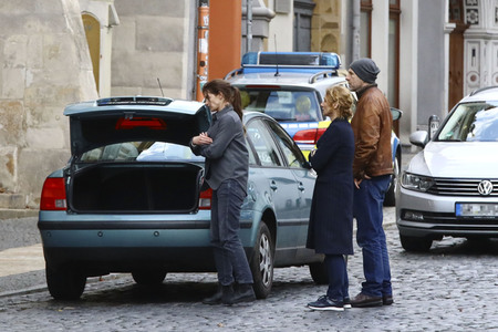 Dreharbeiten zum TV-Film 'Wolfsland' in Görlitz
