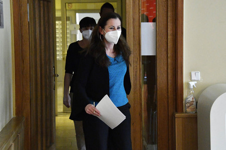 Pressekonferenz mit Janine Wissler in Berlin