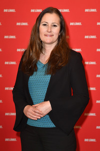 Pressekonferenz mit Janine Wissler in Berlin