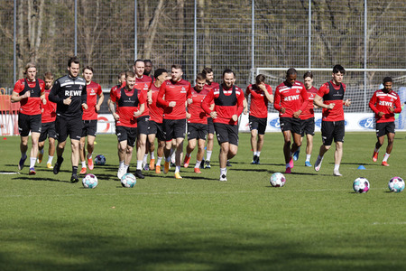 Training des 1. FC Köln