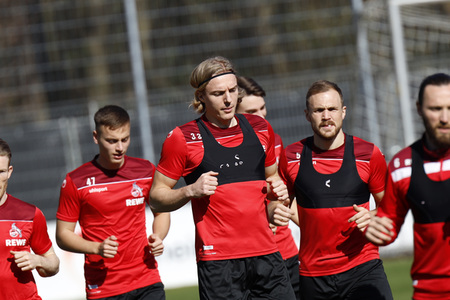 Training des 1. FC Köln