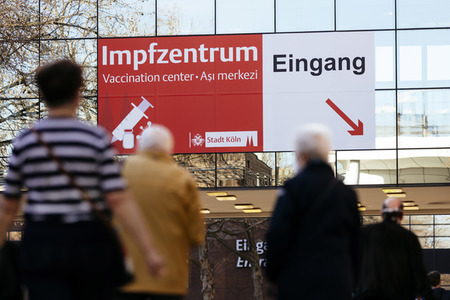 Symbolfoto Impfzentrum Köln