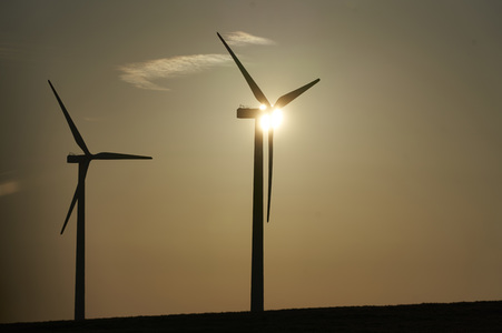 Symbolfoto Windkraftanlage