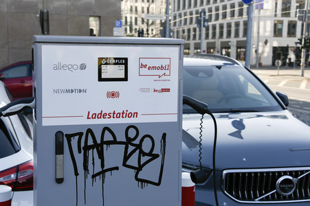 Symbolfoto Ladestation für Elektrofahrzeuge