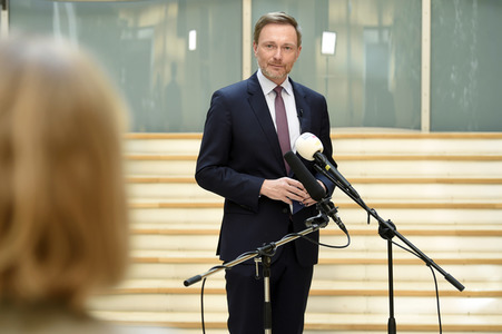 Pressestatement von Christian Lindner in Berlin