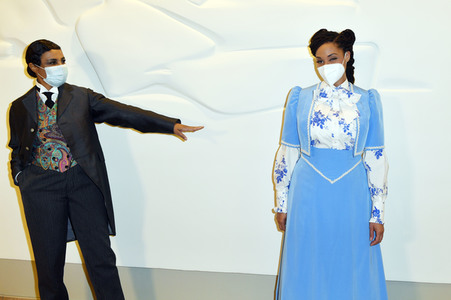 Fototermin mit dem Ensemble von 'Vorhang auf für Cyrano' in Berlin