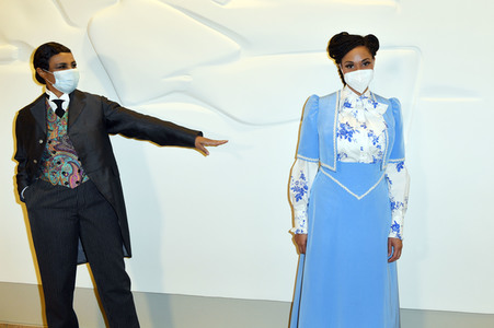 Fototermin mit dem Ensemble von 'Vorhang auf für Cyrano' in Berlin