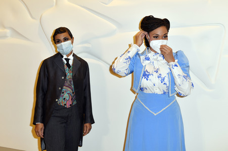 Fototermin mit dem Ensemble von 'Vorhang auf für Cyrano' in Berlin