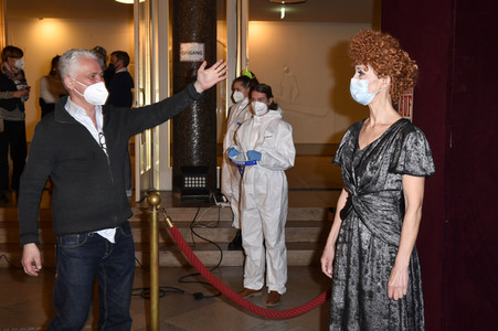 Fototermin mit dem Ensemble von 'Vorhang auf für Cyrano' in Berlin