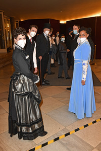 Fototermin mit dem Ensemble von 'Vorhang auf für Cyrano' in Berlin