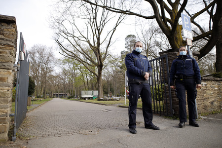 Beerdigung eines hochrangigen Clan-Mitglieds in Leverkusen